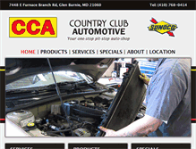 Tablet Screenshot of countryclubautomotive.com